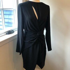 Dress the Population Black Coby Dress Keyhole with Waist Twist